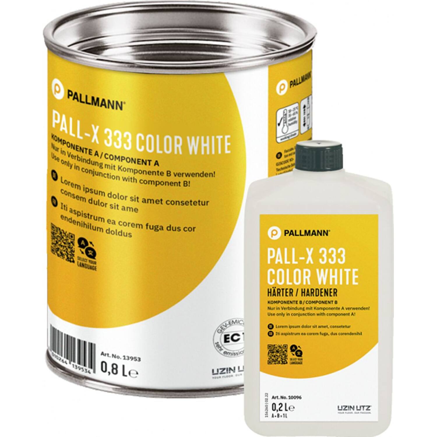 PALLMANN Pall-x 333 C.C. 2.0 White 1000ml